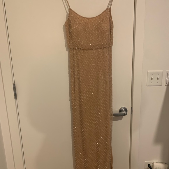 Jenny Yoo Beaded Bridesmaid Dress Light Pink Size Small - Picture 3 of 14